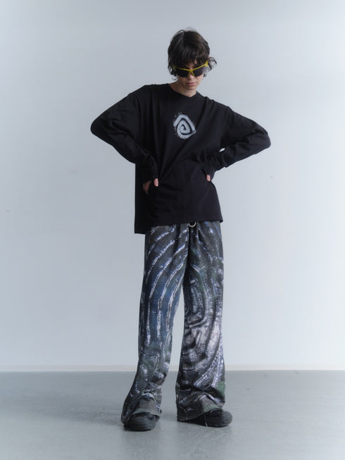 nyke × MINE × Cycle SPIRAL TAG LONG SLEEVE TEE -BLACK- *Last1